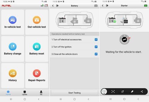 [US Ship] [Second-Handed] 90% New Autel MaxiBAS BT506 Battery and Electrical System Analysis Tester Used with Autel MaxiSys Supports iOS & Android