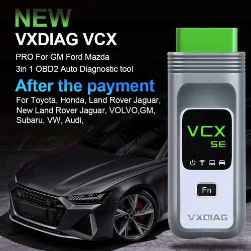 [US Ship Only] [Second-Handed] 90% New VXDIAG VCX SE PRO Diagnostic with 3 Free Car Authorization GM/FORD/MAZDA/VW/AUDI/HONDA/VOLVO/TOYOTA/JLR/Subaru