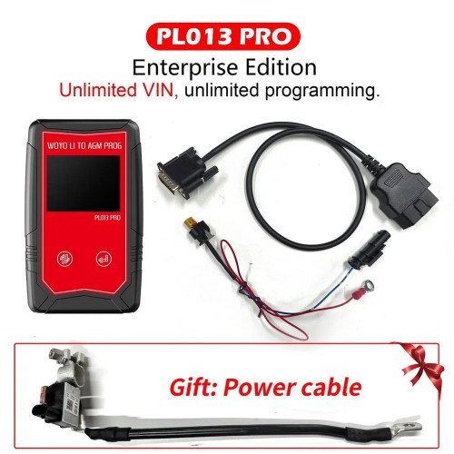WOYO PL013 PRO for Porsche Cayenne 2018 to 2023 Lithium to AGM Battery Programmer Enterprise Edition
