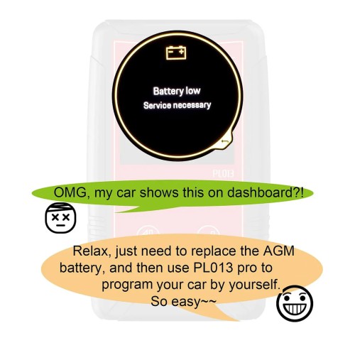 WOYO PL013 PRO for Porsche Cayenne 2018 to 2023 Lithium to AGM Battery Programmer Enterprise Edition