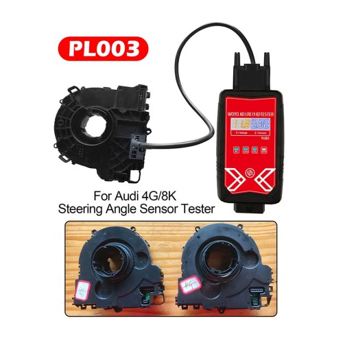 WOYO PL003 For AUDI LRE 16 4G/8K 8K0 953 568 Coil Spring With Electronics And Steering Angle Sensor Tester Bench Testing