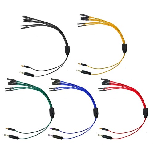 WOYO CTBC001 8-way ECU Breakout Leads for Automotive Diagnostics Oscilloscope Line Cable DIY Connection