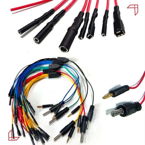 WOYO CTBC001 8-way ECU Breakout Leads for Automotive Diagnostics Oscilloscope Line Cable DIY Connection