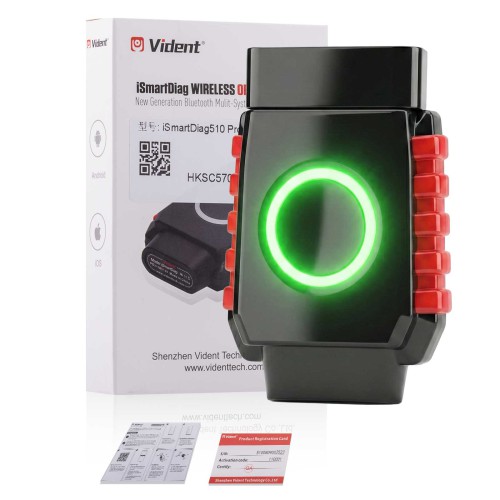 Vident iSmartDiag510 Pro All System Car Diagnostic Tool Supports 28 Special Functions, Lifetime Free Updates