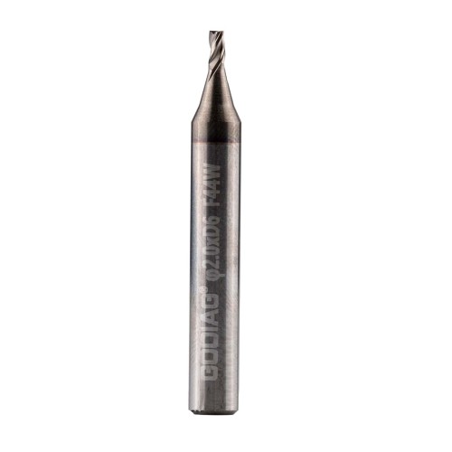 GODIAG F44W 2.0MM End Milling Cutter φ2.0xD6x45Lx3F For SILCA MATRIX PRO, MATRIX EVO, MATRIX SLX, MATRIX SX, MATRIX S