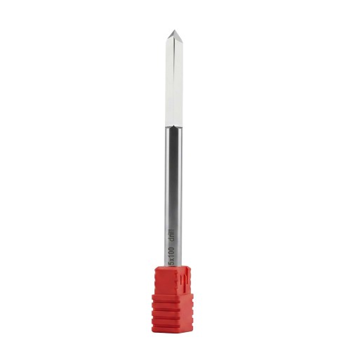 GODIAG 100MM Long Grinder Drill Bit D6x33x100 For Pistol Dills Used for Lock Cylinders & Safe Boxes Brass Locks