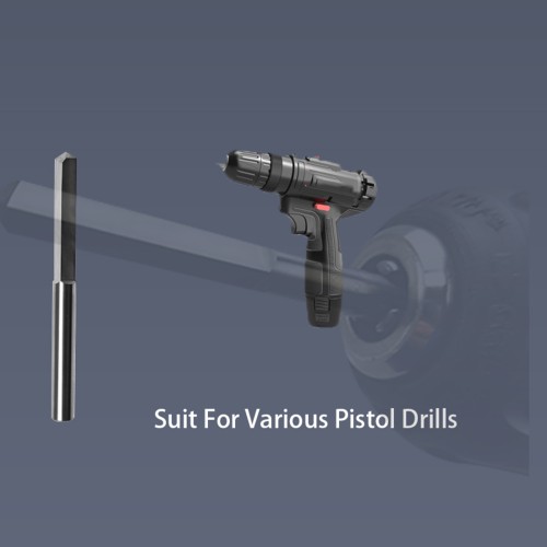 GODIAG 100MM Long Grinder Drill Bit D6x33x100 For Pistol Dills Used for Lock Cylinders & Safe Boxes Brass Locks
