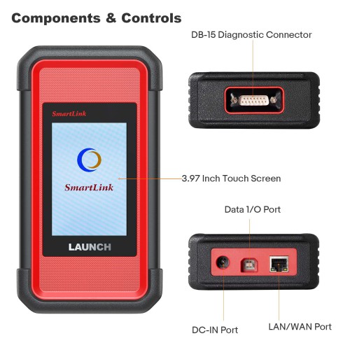 [EU Ship] Launch SmartLink B V2.0 Remote Diagnostic Device Vehicle Data Link Connector