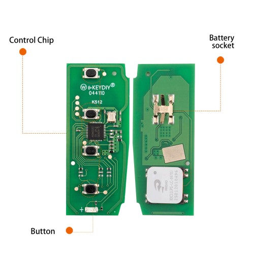 KEYDIY KD ZB64 Universal Smart Remote Key 4 Buttons
