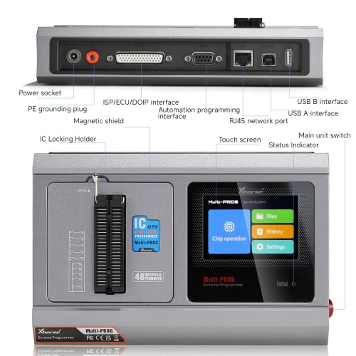 [US/EU/UK Ship] Xhorse Multi-PROG Multi Prog ECU TCU Programmer With GODIAG ECU GPT Boot AD and G-V ECU Cable For Read and write VAG Gearbox