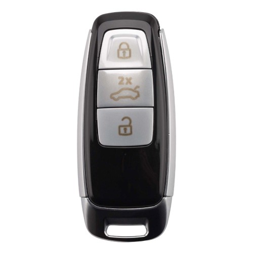 Keydiy FGB08 MQB49 5D Smart Key PCB with Silver Key Shell for VW Audi
