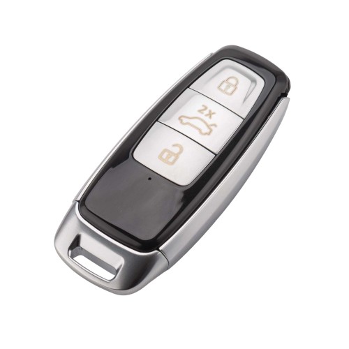 Keydiy FGB08 MQB49 5D Smart Key PCB with Silver Key Shell for VW Audi
