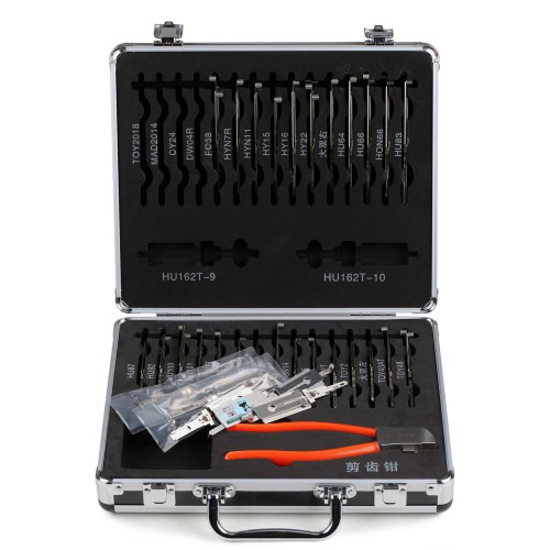 [US Ship Only] [Second-Handed] 90% New Lishi 32pcs Kit Auto Car Door Lock Pick 2-in-1 Decoder Locksmith Tool