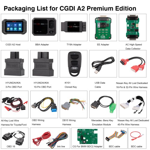 [US Ship Only] [Second-Handed] 90% New CGDI A2 Premium Edition IMMO Matching Frequency Detection WiFi Connectivity Support BMW G Series BDC2