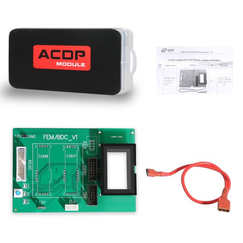 Yanhua ACDP-2 BMW IMMO Package with Module 1/2/3/31/38 License + BDC2 Platform + B48/N20/N55/B38 Bench Interface Board + BDC3 BCP Board