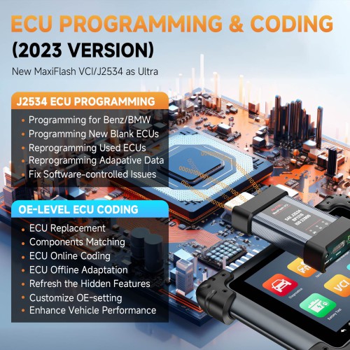 [EU Ship Only] [Second-Handed] 90% New Autel MaxiSys Elite II Pro Automotive Full System Diagnostic Tool with MaxiFlash VCI