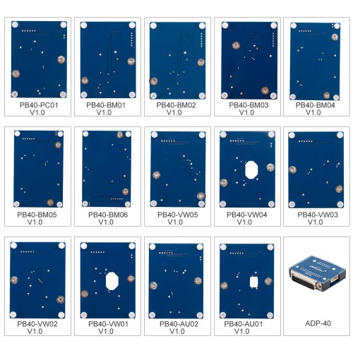 Lonsdor Solder-Free Clamp Adapter 14 Pieces for VW MQB49 5C/5D, BMW BDC2/ BDC3