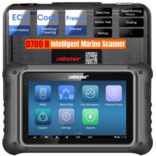 OBDSTAR D700 B (Mainly for Outboard) Intelligent Marine Scanner for Mercury Parsun Envinrude