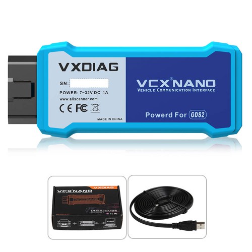 [US Ship Only] [Second-Handed] 90% New WIFI VXDIAG VCX NANO for GM/Opel Diagnostic/Programming/Coding 2000-2025
