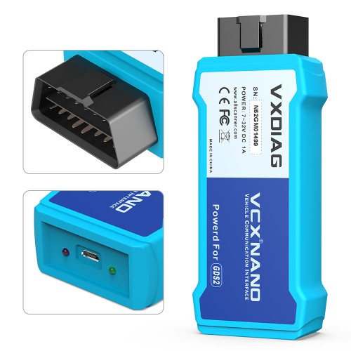 [US Ship Only] [Second-Handed] 90% New WIFI VXDIAG VCX NANO for GM/Opel Diagnostic/Programming/Coding 2000-2025