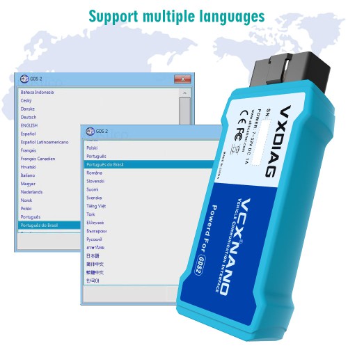 [US Ship Only] [Second-Handed] 90% New WIFI VXDIAG VCX NANO for GM/Opel Diagnostic/Programming/Coding 2000-2025