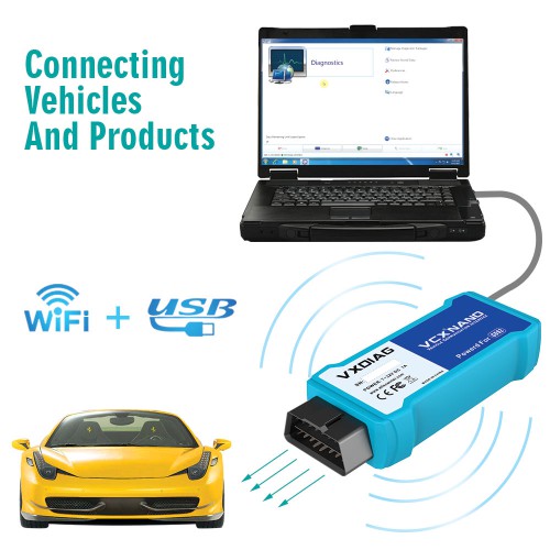 [US Ship Only] [Second-Handed] 90% New WIFI VXDIAG VCX NANO for GM/Opel Diagnostic/Programming/Coding 2000-2025