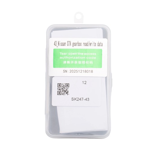 Yanhua Module 43 Nissan 07A Gearbox Read/Write Data for ACDP and ACDP2