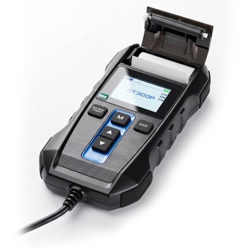 TOPDON BT300P Battery Tester for 12V Lead-acid Vehicle Battery Compatible with Flooded, AGM, GEL, EFB Batteries; Accredited for 10 Battery Standards