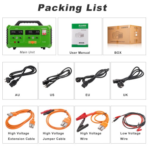 LAUNCH ELA400 Intelligent Digital Power Supply