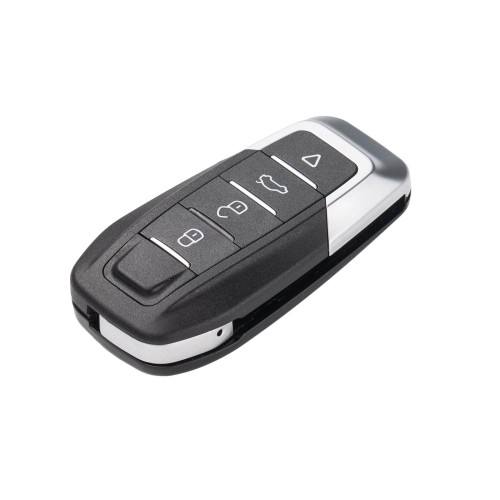 Xhorse XKFEF8EN 2nd Generation Wire Remote FA.LL Type Folding Key 4 Buttons Bright Black 5pcs/lot
