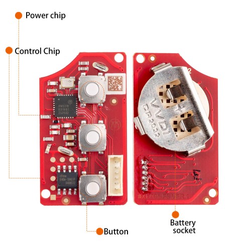 5pcs/lot XHORSE XKB512EN Second Generation Universal Remote Key B5 Type with XT27B super chip