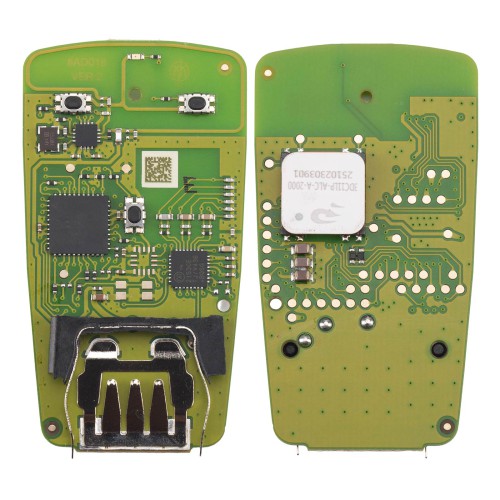 5pcs/lot Xhorse XSMA4YEN MLB Remote Key PCB for A.D A4 Type 3 Buttons with Key Shell