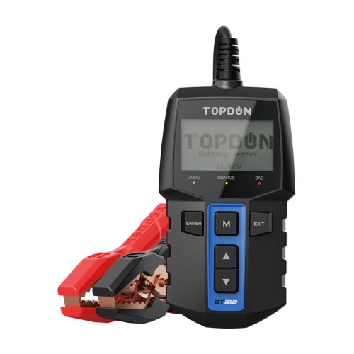 TOPDON BT100 12V Battery Tester Analyze the Starting & Charging Systems