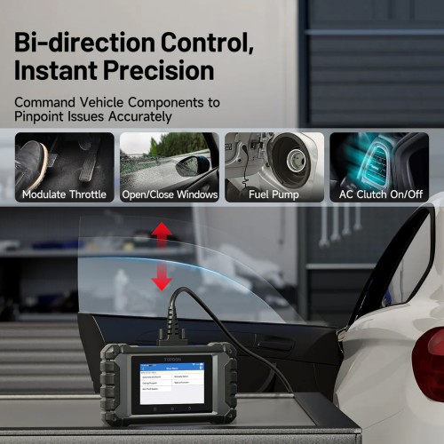 TOPDON ArtiDiag EU 4 Inch Scan Tool for Euro Vehicles, ECU Coding, Free Updates