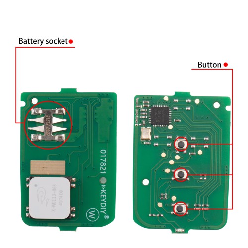 5pcs/lot KEYDIY KD ZB10-3 Universal Smart Remote Key 3 Buttons for Honda Type