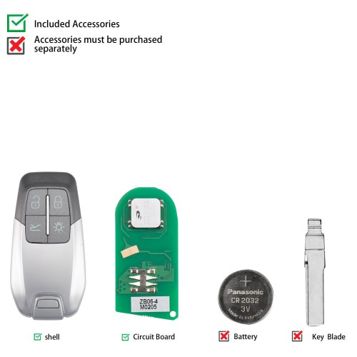 KEYDIY KD ZB06-4 Universal Smart Remote Key 4 Buttons for Alfa Romeo Type 5pcs/lot