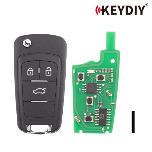 KEYDIY KD B18-3 Universal Flip Remote Key 3 Buttons for Chevrolet Type 5pcs/lot