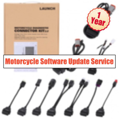 [Subscription] LAUNCH Motorcycle Diagnostic Connector Kit 1 Year Update Service Renewal Card (No Adapter Include)