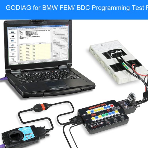[US/UK/EU No Tax] GODIAG BMW FEM/BDC F20 F30 F35 X5 X6 I3 Test Platform Work with Xhorse VVDI2/Key Tool Plus Pad, Autel IM608, CGDI BMW etc