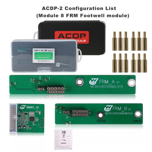 [EU Ship] Yanhua ACDP-2 BWM Full Package with Module 1/2/3/4/7/8/11 + License for BWM Key Programming Mileage Get Free B48/ N20/ N55/ B38 Bench Board