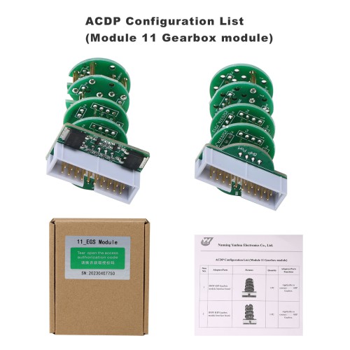 [EU Ship] Yanhua ACDP-2 BWM Full Package with Module 1/2/3/4/7/8/11 + License for BWM Key Programming Mileage Get Free B48/ N20/ N55/ B38 Bench Board