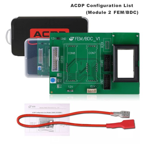Yanhua Mini ACDP-2 BWM IMMO Package with Module1/2/3 for BWM CAS1-CAS4+/FEM/BWM DME ISN Read & Write Added B48/N20/N55/B38 Bench Board