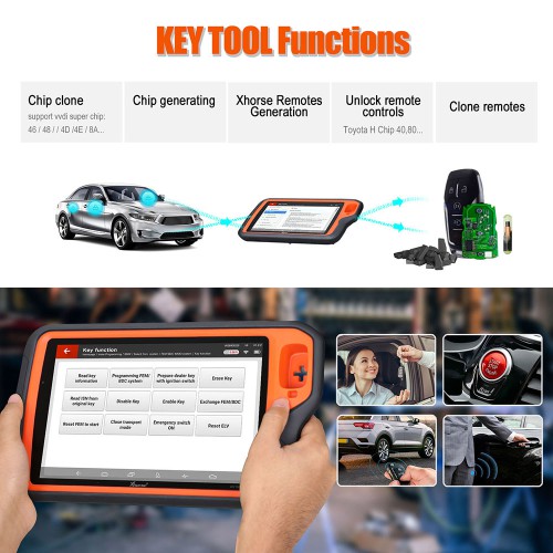 [US Ship] [Second-Handed] 95% New Xhorse VVDI Key Tool Plus VAG Version XDKP02GL Supports VAG VW Audi Porsche IMMO Programming with MQB48 Activated