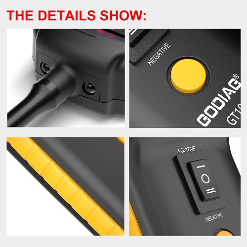 [US Ship Only] [Second-Handed] 90% New GODIAG GT101 4 in 1 DC 6-40V Circuit Tester Power Circuit Probe Relay Tester and Fuel Injector Cleaner