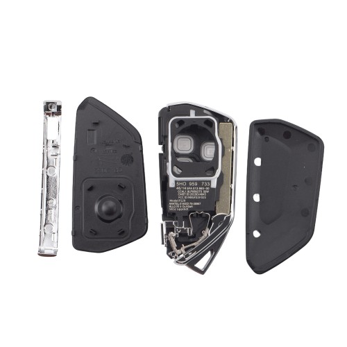 KEYDIY FGB25-5 PCB Board with Key Shell 3 Buttons Only Support for VW, for Audi, for Porsche, for BMW 5C/5D & BMW BDC2, BDC3, or BCP