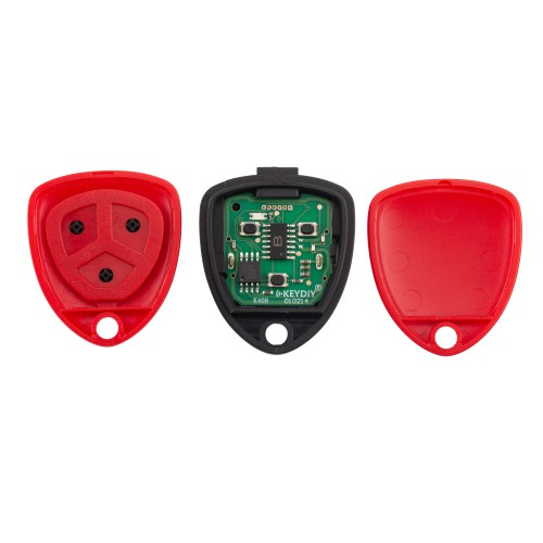 KEYDIY KD B17-3 Bladed Universal Remote 3 Buttons for Ferrari Type Red Color 5pcs/lot