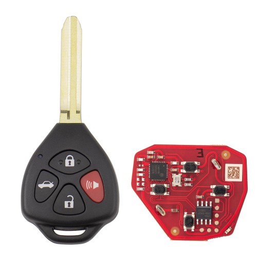 XHORSE XKTO22EN ( 4 Buttons -Triangular) Second Generation Wired Remote 5Pcs/Lot