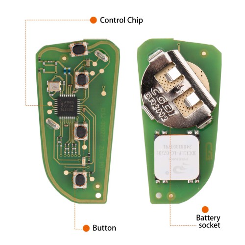 CGDI C15-000003 BM.W DF Blade(4BTN) 4 Buttons Smart Remote Used with CGDI K2 Remote Key Programmer 5pcs/lot