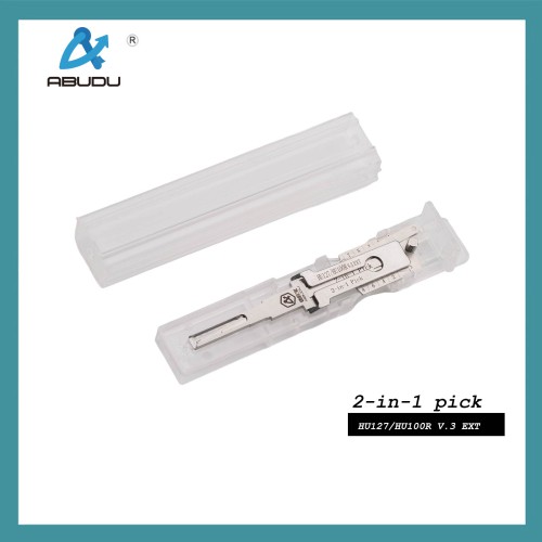 ABUDU HU127-HU100R Inner Mill Two-Track Unlocking and Reading Tool, Tooth Depth (8-cut) IC CARD: 1360