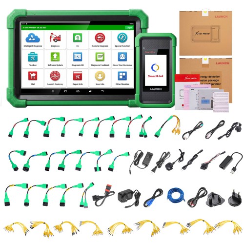 2026 LAUNCH X431 PRO3S+ EV Diagnostic Scanner for EV Vehicles Supports Topology 46+ Service Functions CAN FD DoIP